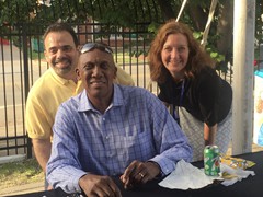 Hall of Famer, Fergie Jenkins appearing at the Illinois state baseball playoffs
