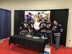 Paul Coffey/Johnstown
Hockey Hall of Famer and Stanley Cup Champ, Paul Coffey was on hand to sign autographs during the Johnstown Tomahawks Home Opener